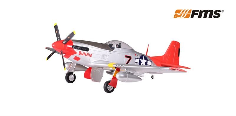 FMS 1.7m P-51D Red Tail PNP