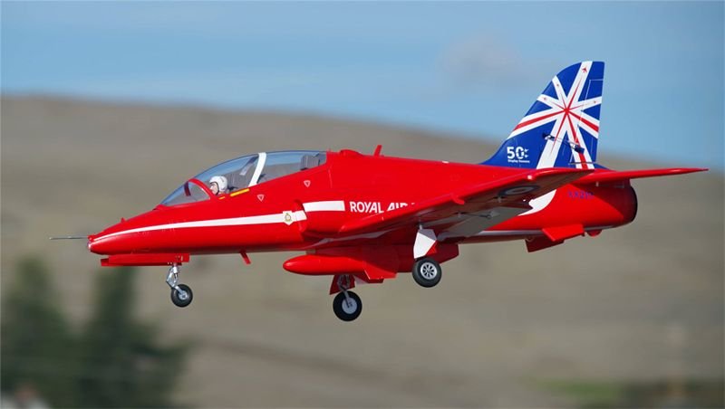 Avión RC FMS 80mm EDF BAE Hawk Red Arrow PNP