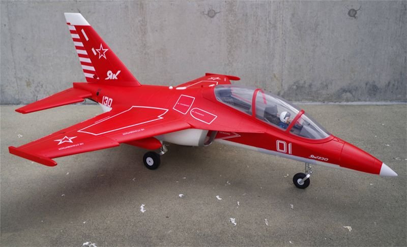 FMS 70mm EDF YAK-130 Jet V2 PNP Red