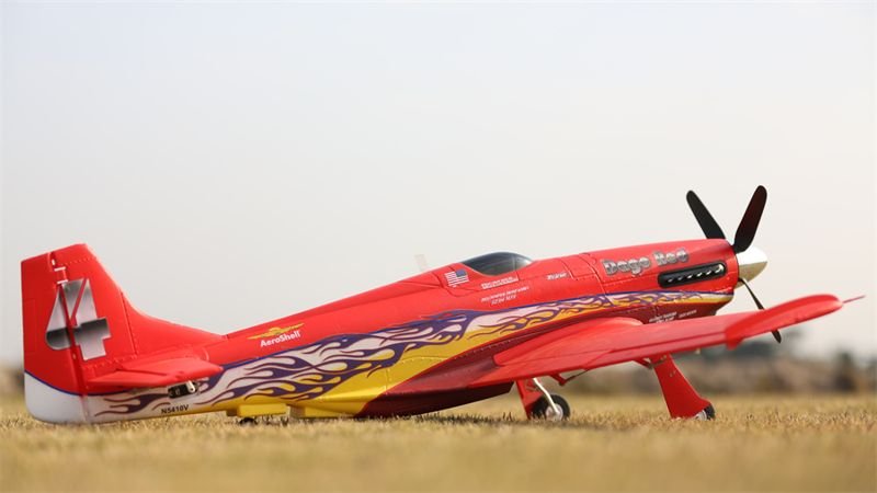 Avión RC FMS 1.1m P-51 Dago Red PNP