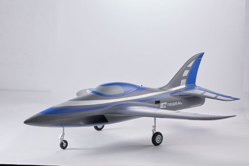 Avión RC FMS 80mm EDF Integral PNP Blue