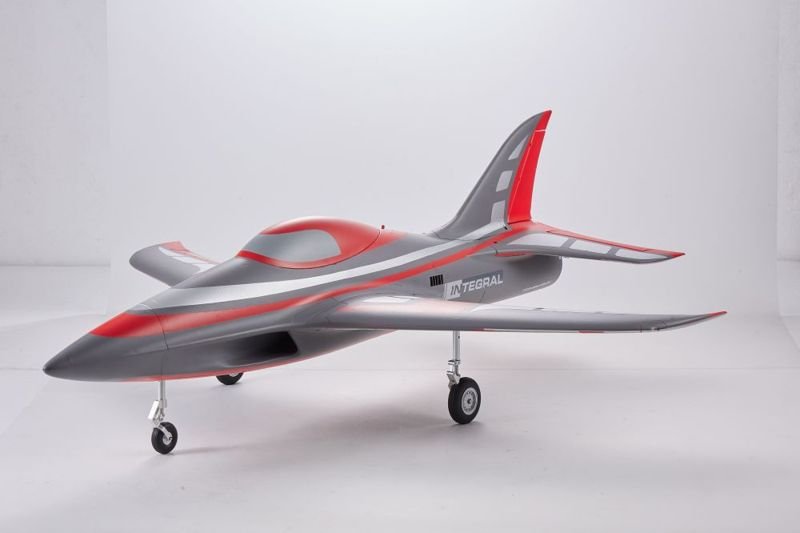 Avión RC FMS 80mm EDF Integral PNP Red