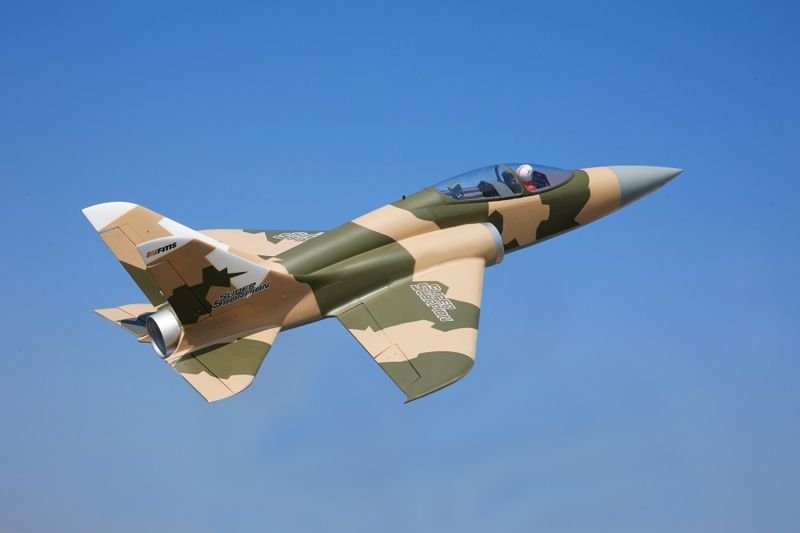 Avión RC FMS 90mm EDF Super Scorpion PNP V2 Camo 8S Ver.