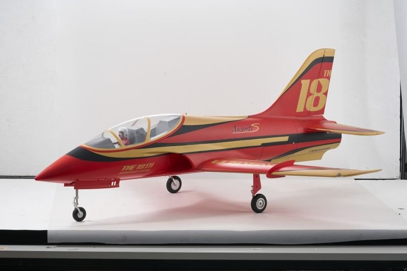 Avión RC FMS 90mm EDF Avanti PNP Red
